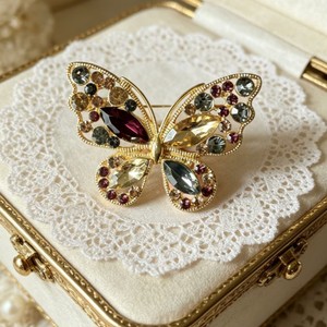 Beautiful Butterfly Retro Eco-Friendly Alloy FashionDiamond Rhinestone Brooch for Women <b>Wedding</b> <b>Accessories</b> - Product Image 5