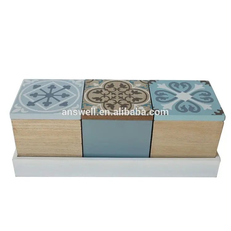 Home Appliance Arabic Unique Pattern Decorative Wood Storage Wholesale Wooden Tea Gift Box