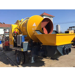 Mini pompe à béton diesel et malaxeur sur remorque, vente chaude - Product Image 2