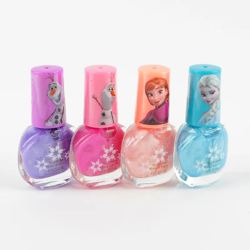 Private Label Friendly Natural Safe Easy Peel Off Water Based Non Toxic Kids Toy Nail Polish Set