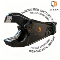 LISEN Cisaille hydraulique rotative à 360 degrés à bec d'aigle pour moteur, certifiée CE, accessoire d'excavatrice pour la déchiquetage de métaux et le démontage de voitures