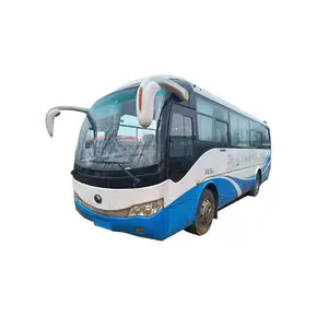 Huấn luyện viên xe buýt LHD rhd minibus yuchai động cơ diesel sử dụng xe buýt trường học với AC USB 2019 năm 39 chỗ ngồi
