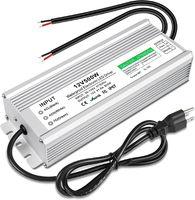 Alimentation électrique de haute qualité, étanche IP67, 24V-500W, légère, facile à transporter, pratique, transfert d'énergie AC-DC, mode de gradation Triac