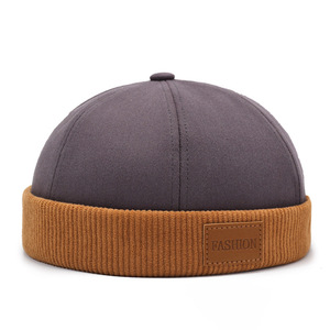 Venta al por mayor Primavera Otoño Nueva Llegada Moda Clásico Contraste Color Skullcap Hip Hop Sombrero para Mujeres Hombres - Product Image 3