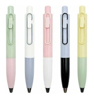 Stylo bille métallique personnalisé pour stylo à clic, pointe 0,5 mm, encre noire, logo imprimé, stylo promotionnel pour le bureau et les événements