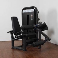 DZ1951 DGZ Appareil de musculation à charges guidées, machine combinée double fonction assise pour extension et flexion des jambes