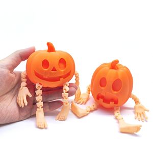Figura Decorativa de Hombre Calabaza Impresa en 3D, Adorno Creativo para Halloween, Decoración de Escritorio, Regalo Festivo - Product Image 5