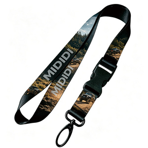 Lanière personnalisée avec crochet en métal noir, lanière promotionnelle en polyester, lanière <span class=keywords><strong>porte</strong></span>-clés moto et voiture, cadeaux de hockey - Product Image 3