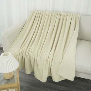 ผ้าห่มถักแบบนุ่มพิเศษผ้าห่มให้ความอบอุ่นนุ่มฟูนุ่มสบายใช้สำหรับโซฟาเบดทุกฤดู - Product Image 3