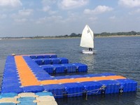 Piattaforma mobile mobile mobile per pontone con pontone a ponte Jet skilift a pistone impermeabile in plastica eco-friendly HDPE
