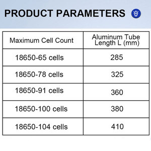 Custodia batteria ABS per bici elettrica con base scorrevole design removibile per celle 18650 guscio batteria scatola <span class=keywords><strong>e</strong></span>-bike - Product Image 5