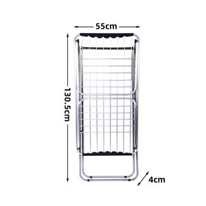 家庭用および庭用の折りたたみ式乾燥洗濯ラック耐久性のあるバルコニー布衣類 - Product Image 3