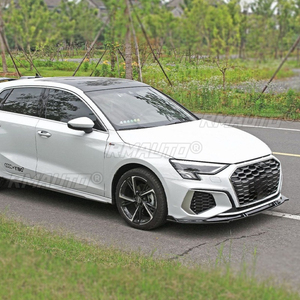 3PCS <strong>Car</strong> Front Bumper Spoiler Lip <strong>Diffuser</strong> Modification Part For Audi A3 S3 2020-2021 Bumper Guard <strong>Protector</strong> Cover Accessories - Product Image 5