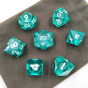 手作りカスタムD6 RPG DnDアクリル卓上ゲーム高品質多面体正方形液体プラスチックサイコロ新しいタイプ特別カスタム - Product Image 2