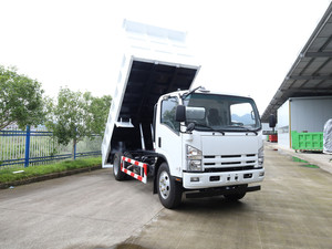 Euro 4 phát thải ISUZU <span class=keywords><strong>npr</strong></span> 4 tấn tipper xe tải mới 4x2 DIESEL xe tải với phanh không khí trái chỉ đạo để bán - Product Image 3