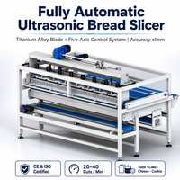 Mesin Pemotong Roti Otomatis Wanlisonic dari Baja Anti Karat dengan Teknologi Ultrasonik untuk Memotong Roti Panggang