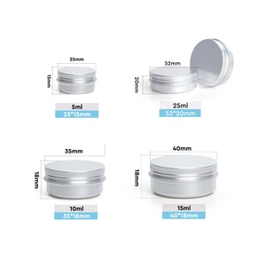 Envase de Aluminio Personalizado para Bálsamo Labial, Lata Redonda con Tapa de Rosca, Materiales Reciclados para Cremas Cosméticas y Lápiz Labial - Product Image 3