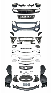 Kit Carrozzeria Completo YUNZ per <span class=keywords><strong>Mercedes</strong></span> Benz <span class=keywords><strong>Classe</strong></span> <span class=keywords><strong>S</strong></span> C217 Coupé S63/S65 2014-2020, Paraurti e Griglia in Plastica Non Verniciata - Product Image 3