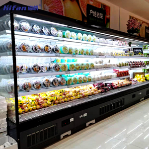 Réfrigérateur commercial vertical à rideau d'air CE ETL pour supermarché, vitrine ouverte, économique pour <span class=keywords><strong>magasin</strong></span> - Product Image 1