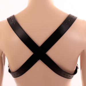 Punk spalline pettorali costumi schiavo <span class=keywords><strong>Sexy</strong></span> Cupless reggiseno Top pettorina Bondage animali donne <span class=keywords><strong>Sexy</strong></span> pelle cintura imbracatura - Product Image 4