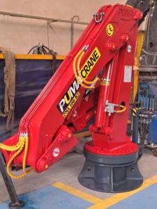 Gran oferta 2024, grúas Puma de alta calidad, Turquía, capacidad de 3 toneladas, pluma de nudillo, cubierta plegable marina, Mini grúa móvil fuerte - Product Image 3