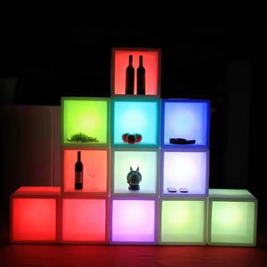 Table de bar extérieure étanche Chargement USB plusieurs couleurs RVB 16 couleurs Activités Table lumineuse Réglable Résistant aux chocs - Product Image 6