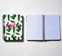 Cahiers personnalisables de haute qualité, impression au design unique, pour l'école, le bureau, reliure spirale, impression sur carton.