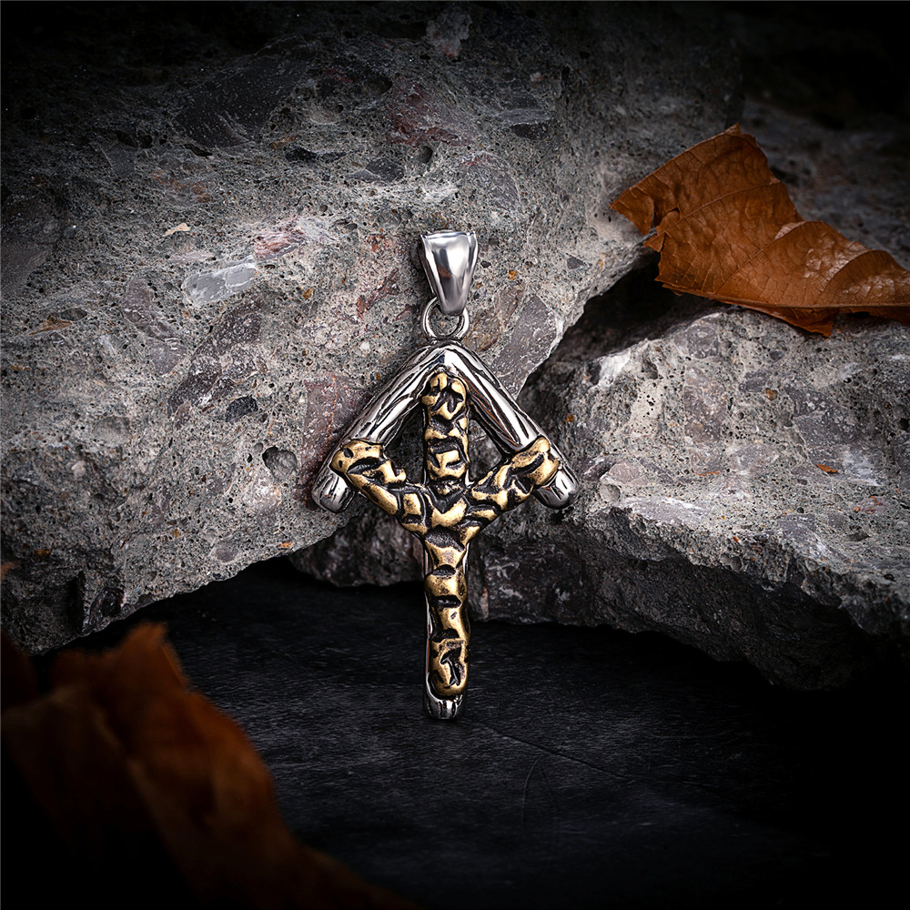 Two-tone single pendant