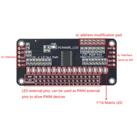 Module de carte de commande LED PCA9685 16 canaux, bus I2C, contrôleur PWM, 2,3 V à 5,5 V, haute qualité, usage général