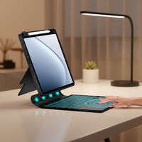 Doğrudan Stoktan Yüksek Kaliteli Akıllı Tablet Kılıfı 360 Derece Dönebilen Tam Boy RGB Arkadan Aydınlatmalı Çıkarılabilir Klavye xiaomi Pad 7 Ultra 14" Yeni