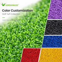 Gazon artificiel durable de haute densité, écologique, hauteur de poils de 12 mm, pour terrains de golf et de tennis, terrains de padel, surfaces sportives extérieures