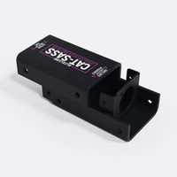 Support de boîte en tôle soudée sur mesure en acier au carbone Q345, épaisseur 3 mm, finition noire thermolaquée, prototypage rapide