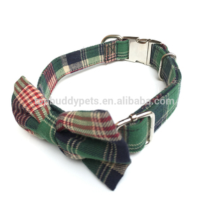 Collar de perro con pajarita para mascota, colorido, ajustable, escocés, tartán, clásico, a cuadros, patrón escocés - Product Image 2