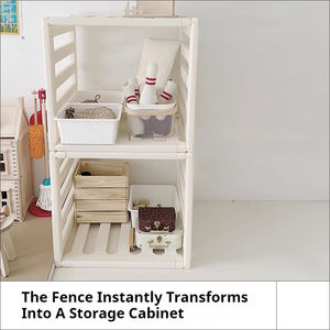 Cage de parc stable et sans déplacement pour bébé Parc jouet pour bébé Parc en plastique pour bébés - Product Image 4