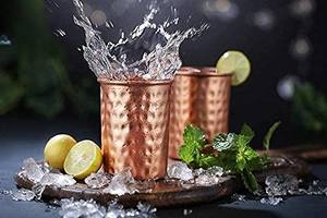 แก้วมักทองแดงมอสโกมิวล์เกรดอาหารดีไซน์คลาสสิกไม่มีสนิมโลหะทนทานสำหรับเครื่องดื่มเย็นๆที่เสิร์ฟในงานปาร์ตี้ - Product Image 2