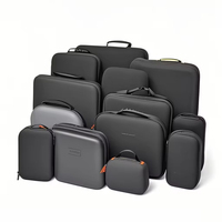 Kasing Portabel Anti Air, Anti Guncangan, Anti Debu, dengan Ritsleting, Bahan EVA, Dapat Disesuaikan, untuk Nintendo DS Gamecube, Lapisan Busa, 12+