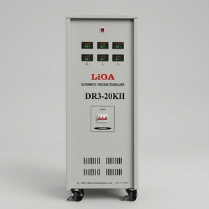 Regulador de Voltaje Automático Trifásico de Alta Calidad DR3-20KII 20kVA LiOA para Uso Comercial e Industrial - Product Image 2