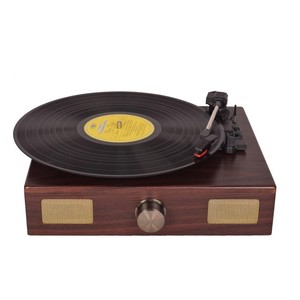 Pemutar rekaman vinil (3 kecepatan) dilengkapi dengan speaker bawaan, mati otomatis, <span class=keywords><strong>Output</strong></span> BT dan <span class=keywords><strong>RCA</strong></span>, suara Retro + konektivitas Modern - Product Image 2