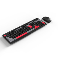 Untuk OCC336 2.4G Wireless Gaming Slim Keyboard Mouse Combo Ukuran Penuh 1600 Dpi Mouse Ergonomis PC Desktop Laptop
