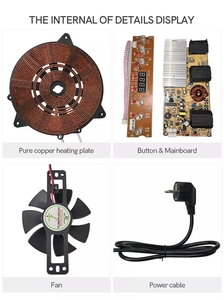 Placa microcristalina portátil Bancada Fogão Indução Fogão Fogão Elétrico Indução Fogão - Product Image 6