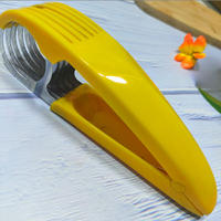 Coupe-bananes et séparateur de viande manuel en acier inoxydable – Outil ingénieux qui tranche les bananes et la viande de manière identique