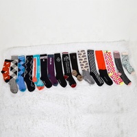 Les bas d'automne KS001 ne pilonneront pas les chaussettes équestres en coton à motif d'art coloré brillant