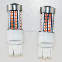Pièces et accessoires automobiles, ampoule LED blanche 7443 54SMD 54LED 3030 pour voiture, feux de jour, feux antibrouillard, remplacement/mise à niveau