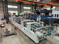 Machine de pliage et de collage automatique de boîtes APET à colle PUR 2.5KG, machine de fabrication de boîtes en PET, machine de fabrication de boîtes en PET toden