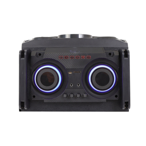 Système de cinéma maison actif avec double caisson de basses de 12 pouces pour fête, batterie extérieure, lumière RVB, double microphone, fabriqué à Guangzhou - Product Image 6