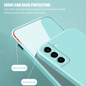 Funda para teléfono Samsung Galaxy S26 Ultra, S24 Plus de silicona líquida, S25 de borde plano, funda protectora para S23 - Product Image 1