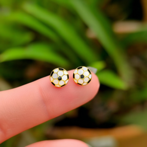 Boucles d'oreilles tendance en acier inoxydable 316L avec placage or PVD, résistantes et durables - Product Image 3