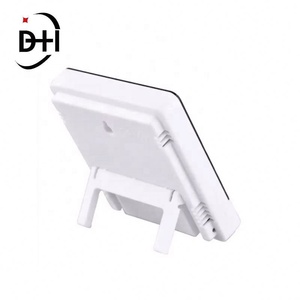 เครื่องวัดอุณหภูมิและความชื้นแบบดิจิตอล LCD สำหรับใช้ภายในอาคาร พร้อมนาฬิกาปลุก รุ่น HTC-1 - Product Image 4