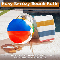 Individuell Bedruckter PVC-Strandball Aufblasbarer Poolball Spielzeug Party-Zubehör Abschlussfeier Weihnachtsdekoration Kindergeburtstag Luau Sommer