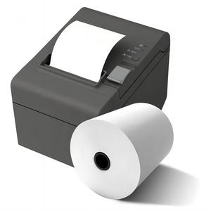 48gsm 55gsm 58gsm 65gsm 70gsm 57x57mm 80x80mm papier thermique <span class=keywords><strong>caisse</strong></span> enregistreuse papier rouleau point de vente rouleaux de papier thermique - Product Image 1